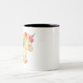 Strooi de wereld met magie tweekleurige koffiemok (Center)