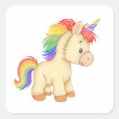 Strooi de wereld met magie vierkante sticker