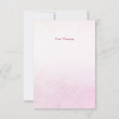 Strooi donuts roze lint dank u kaart (Achterkant)