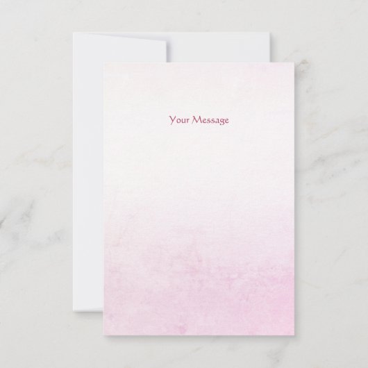 Strooi donuts roze lint dank u kaart (Achterkant)