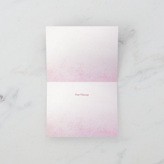 Strooi donuts roze lint dank u kaart (Binnen)