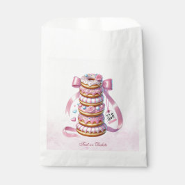 Strooi Donuts Roze Lint Favoriet Tassen Bedankzakje