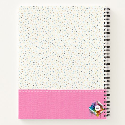 Strooi een klein magisch Notitieboek (Achterkant)