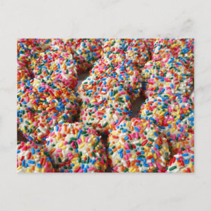 Strooi koekjes Leuke bakfotografie Briefkaart