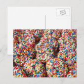 Strooi koekjes Leuke bakfotografie Briefkaart (Voorkant / Achterkant)