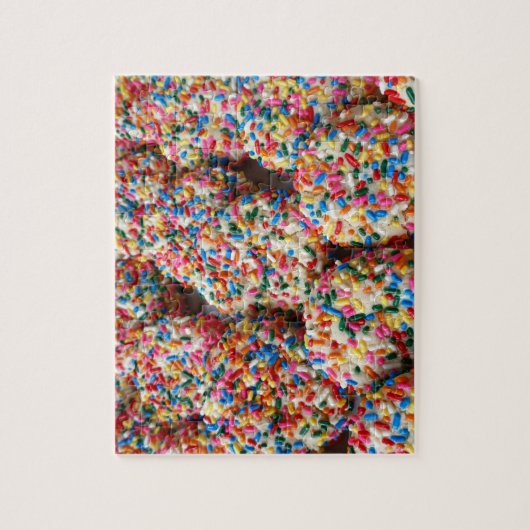 Strooi koekjes Leuke bakfotografie Legpuzzel (Verticaal)