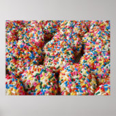 Strooi koekjes Leuke bakfotografie Poster (Voorkant)