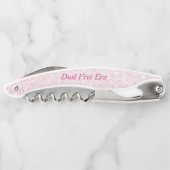 Strooi stofvrije wijn en flesopener kurkentrekker (Achterkant)