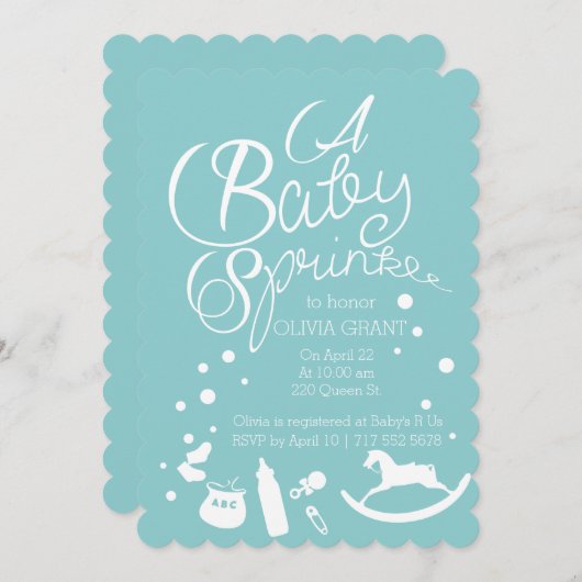 Strooi van vreugde kaart (Voorkant / Achterkant)