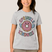 Strooi vriendelijkheid | Donut Kinder Tri-Blend Shirt (Voorkant)