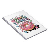 Strooi vriendelijkheid | donut notitieboek (Rechterzijde)