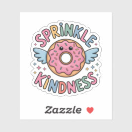 Strooi vriendelijkheid | donut sticker