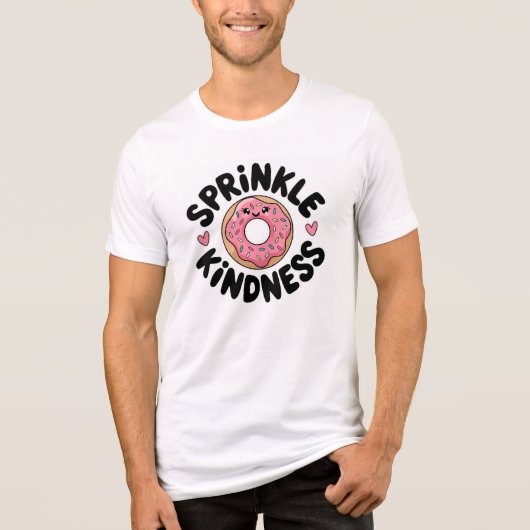 Strooi vriendelijkheid - verspreid liefde overal T Tri-Blend Shirt (Voorkant)