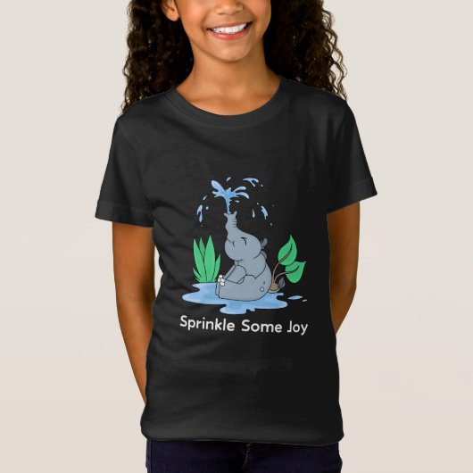 Strooi wat vreugde t-shirt (Voorkant)