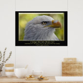 Strooien gaat niet altijd branden poster (Keuken)