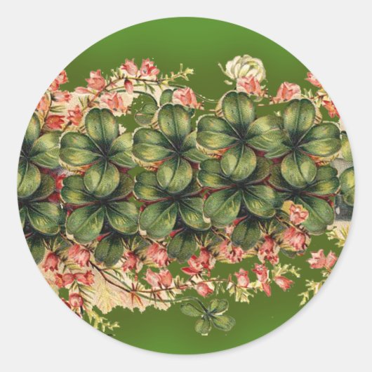 Strooien Shamrocks Stickers (Voorkant)