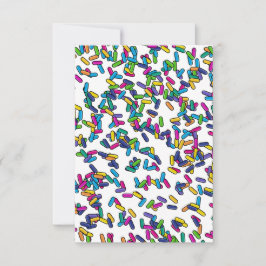 strooipatroon bedankkaart