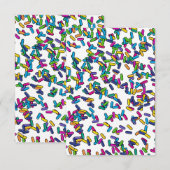 strooipatroon bedankkaart (Voorkant / Achterkant)