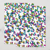 strooipatroon feestdagenkaart (Voorkant / Achterkant)