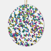 strooipatroon keramisch ornament (Links)