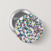 strooipatroon ronde button 5,7 cm (Voorkant /achterkant)