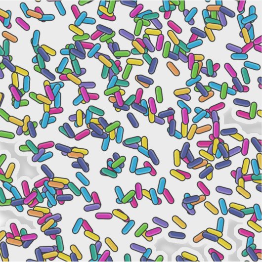 strooipatroon sticker (Voorkant)