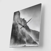 Strooisel op de klok van het stenen vierkant (Hoek)