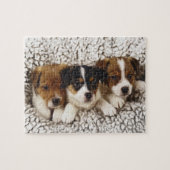 Strooisel van puppies legpuzzel (Horizontaal)