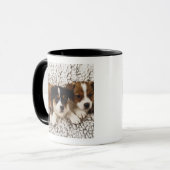 Strooisel van puppies mok (Voorkant links)