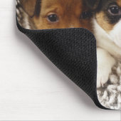 Strooisel van puppies muismat (Hoek)