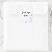 Strooit eenvoudig pastel gekleurde zoete Stickers (Tas)