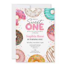 Strook Donut Sweet ONE 1e verjaardagsfeestje
