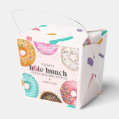 Strook Donut Verjaardagsfeest of Baby shower Bedankdoosjes (Achterkant)