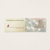 STROOM 102 - Label koopwaar Mini Visitekaartjes (Achterkant)