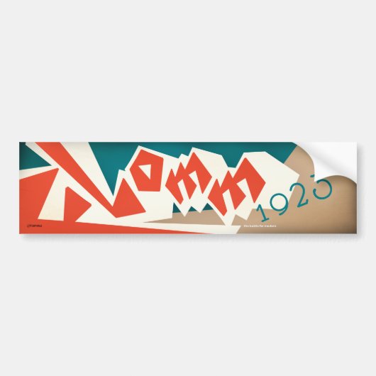 STROOM 1923 BUMPERSTICKER (Voorkant)