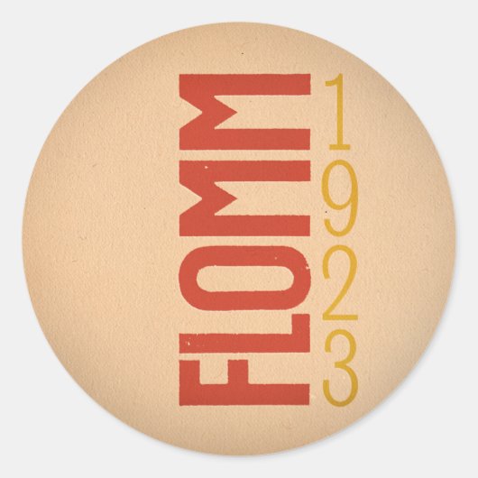 STROOM 1923 RONDE STICKER (Voorkant)