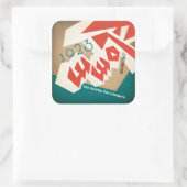 STROOM 1923 VIERKANTE STICKER (Tas)