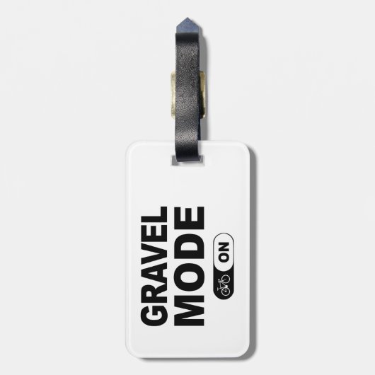 Stroom aan bagagelabel (Achterkant verticaal)