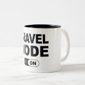 Stroom aan tweekleurige koffiemok (Voorkant rechts)