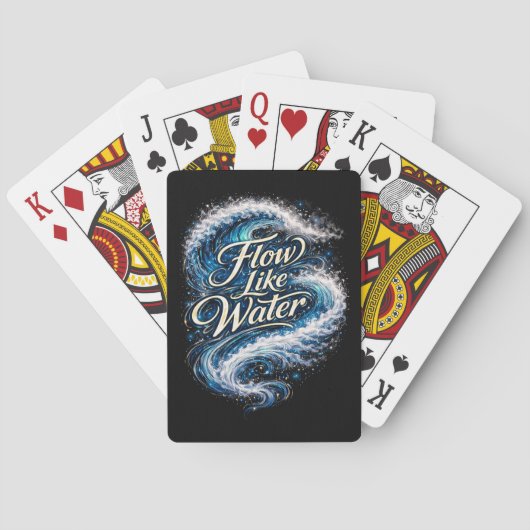 Stroom Als Water Pokerkaarten (Achterkant)