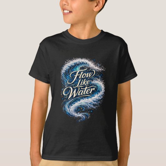 Stroom Als Water T-shirt (Voorkant)