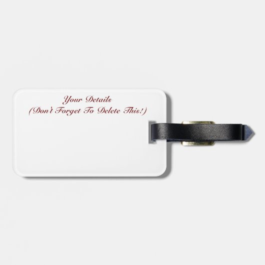 STROOM BAGAGELABEL (Achterkant horizontaal)