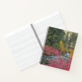 Stroom Bloeit Spiraal Notebook Notitieboek (Binnen)