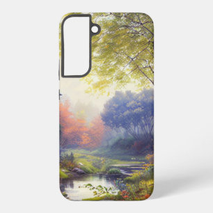 stroom/bos/schilderij  samsung galaxy hoesje