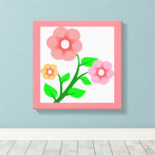 STROOM BOUQUET CANVAS AFDRUK (Insitu (Houten vloer))