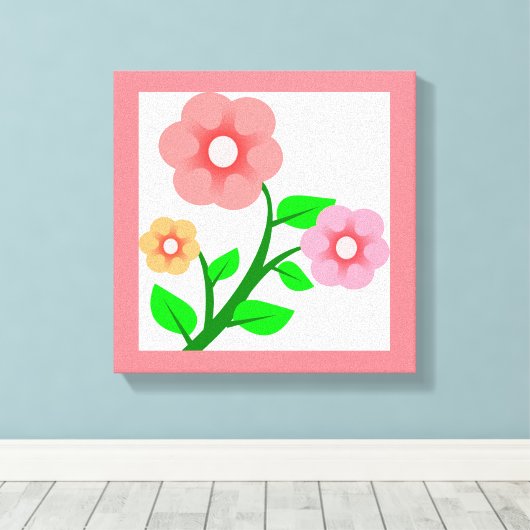 STROOM BOUQUET CANVAS AFDRUK (Insitu (Houten vloer))