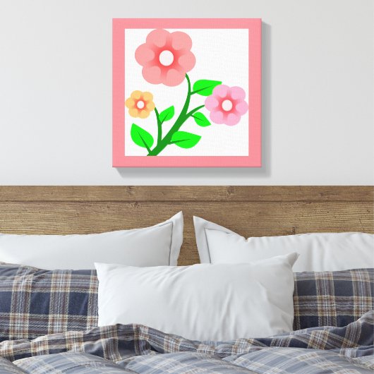 STROOM BOUQUET CANVAS AFDRUK (Insitu (Slaapkamer))