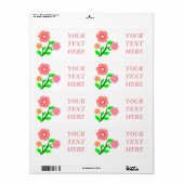 STROOM BOUQUET ETIKET (Full Sheet)