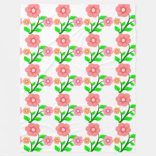 STROOM BOUQUET FLEECE DEKEN (Voorkant)