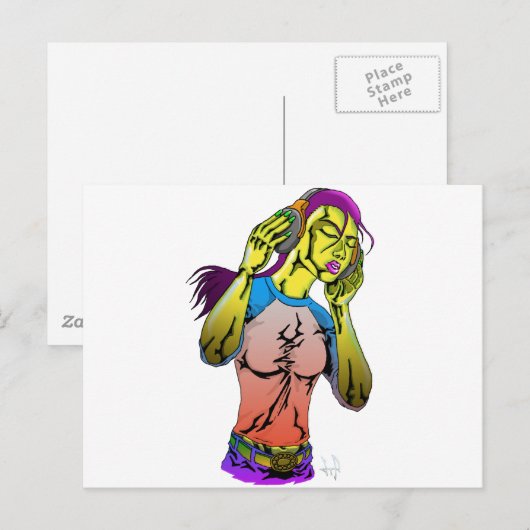 stroom briefkaart (Voorkant / Achterkant)